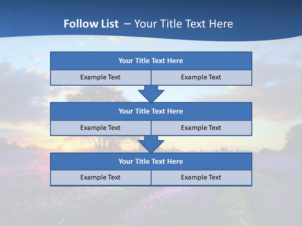 Fall Landscape Foliage PowerPoint Template