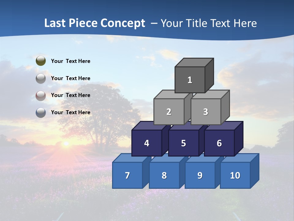 Fall Landscape Foliage PowerPoint Template