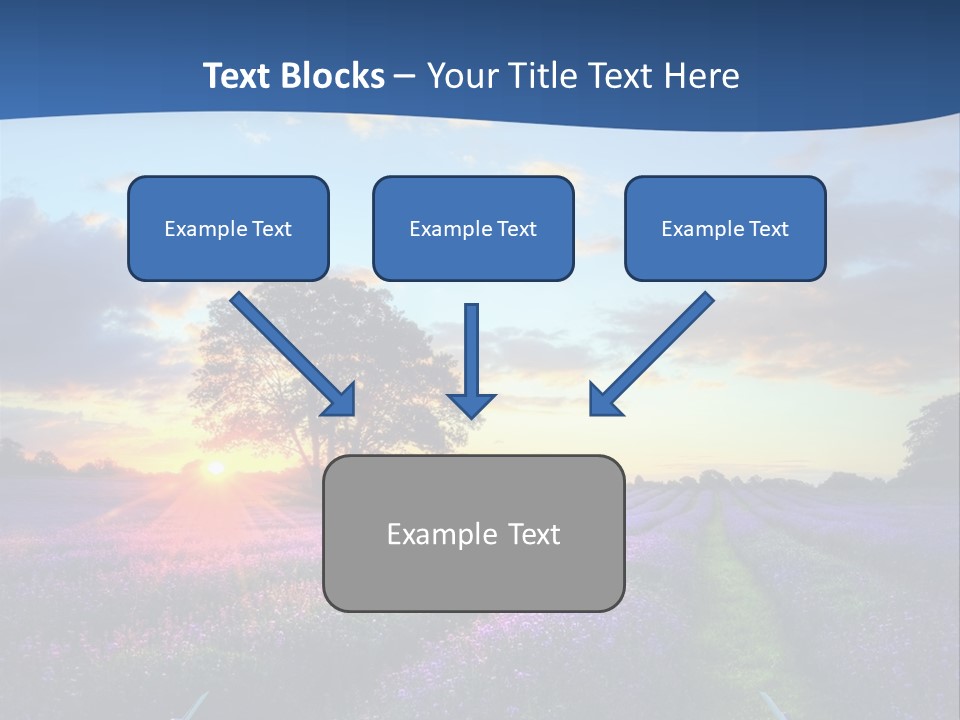 Fall Landscape Foliage PowerPoint Template