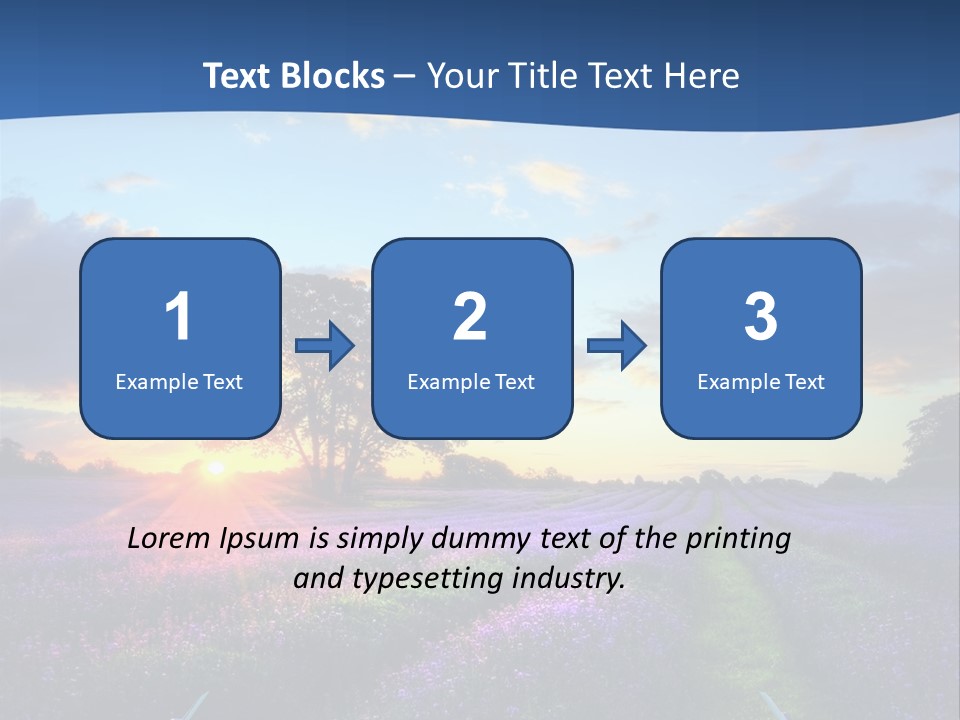 Fall Landscape Foliage PowerPoint Template