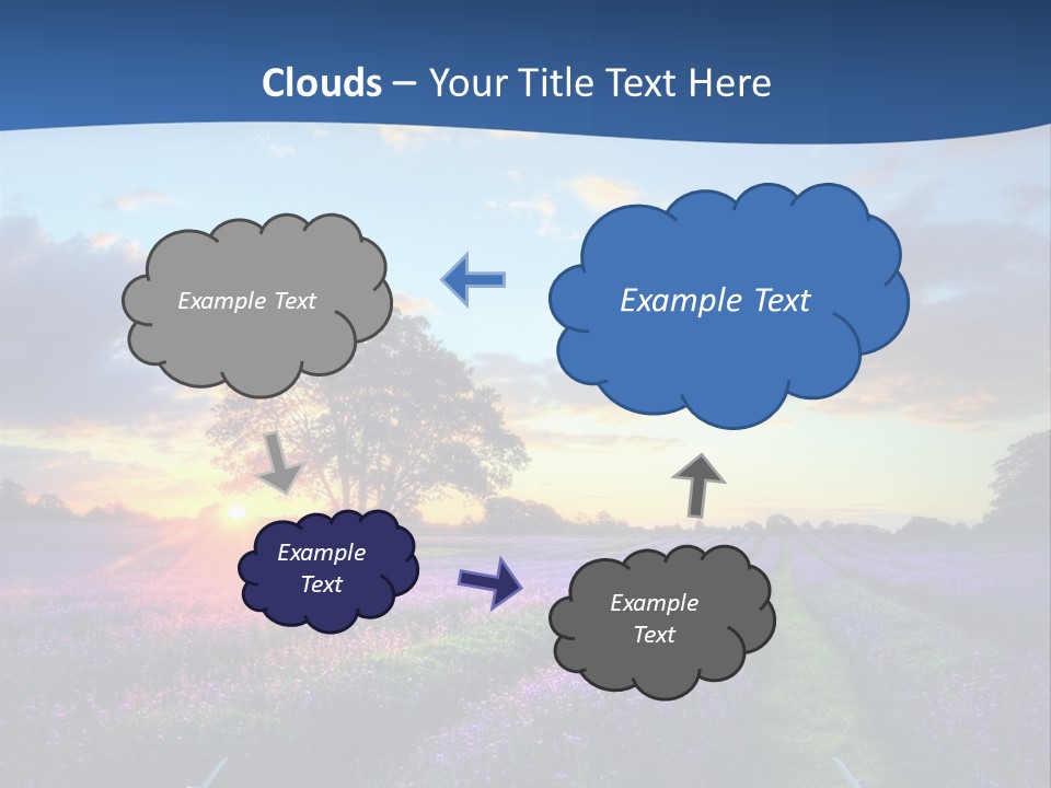 Fall Landscape Foliage PowerPoint Template