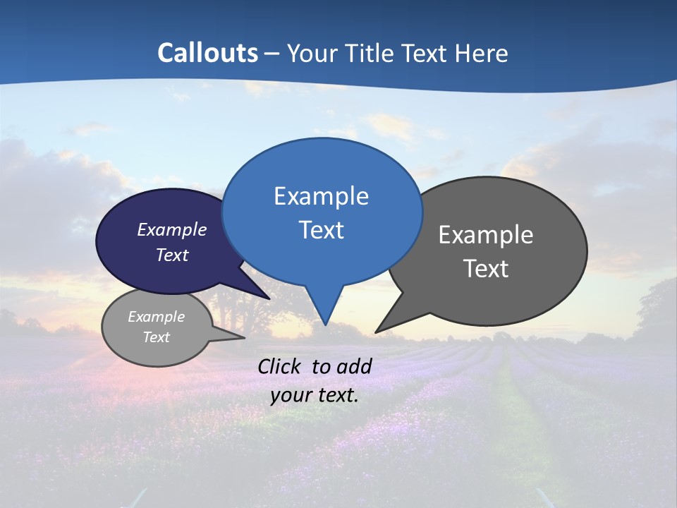 Fall Landscape Foliage PowerPoint Template