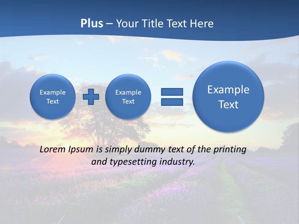 Fall Landscape Foliage PowerPoint Template