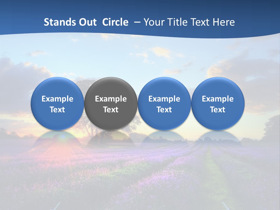 Fall Landscape Foliage PowerPoint Template