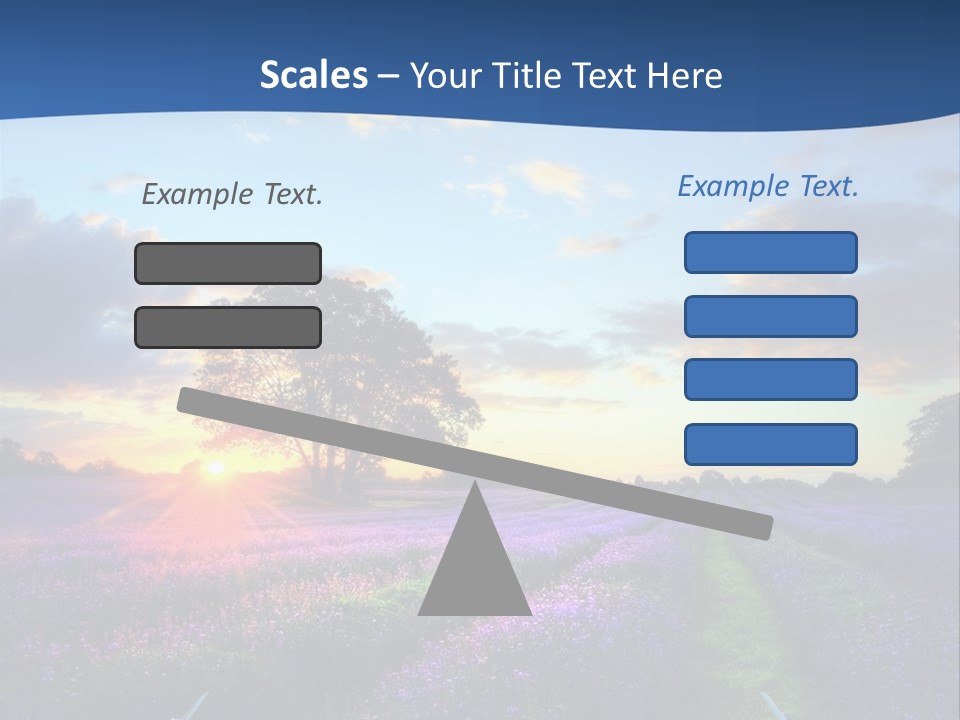 Fall Landscape Foliage PowerPoint Template