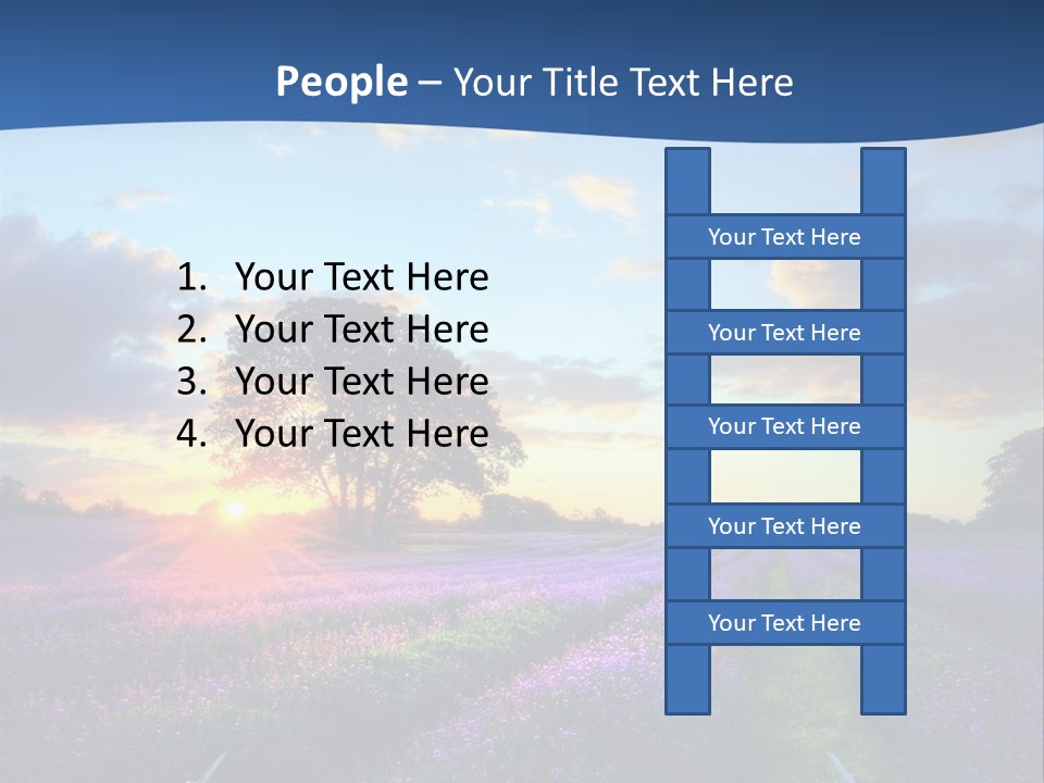 Fall Landscape Foliage PowerPoint Template
