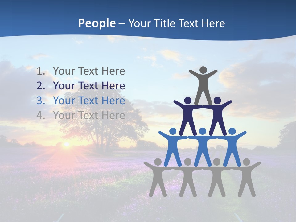 Fall Landscape Foliage PowerPoint Template