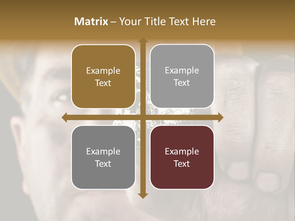 Extracted Dirt Protection PowerPoint Template