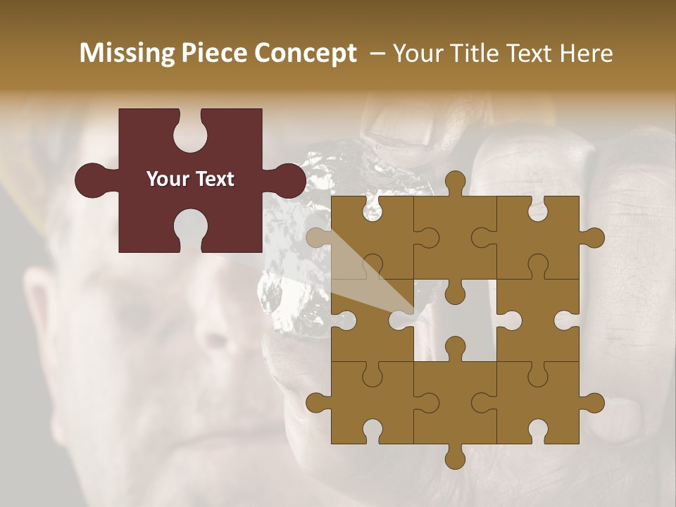 Extracted Dirt Protection PowerPoint Template