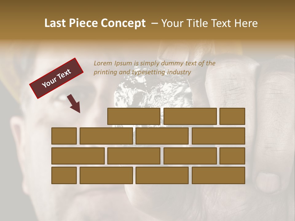Extracted Dirt Protection PowerPoint Template