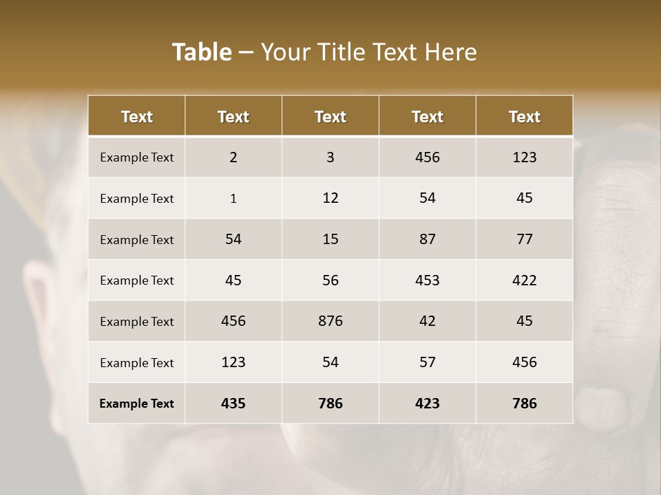 Extracted Dirt Protection PowerPoint Template