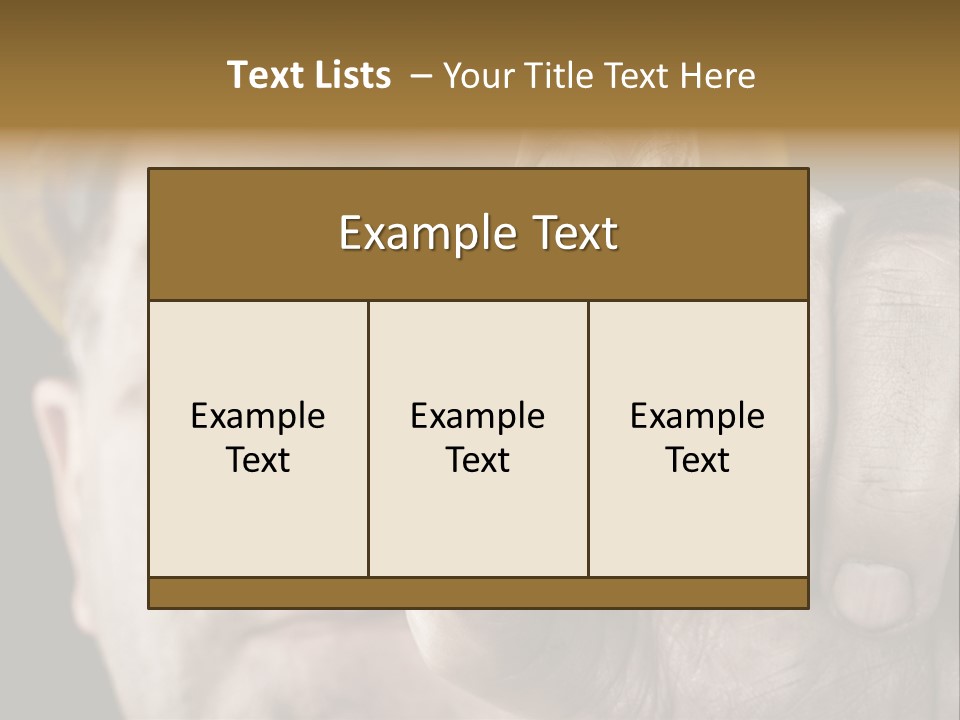 Extracted Dirt Protection PowerPoint Template