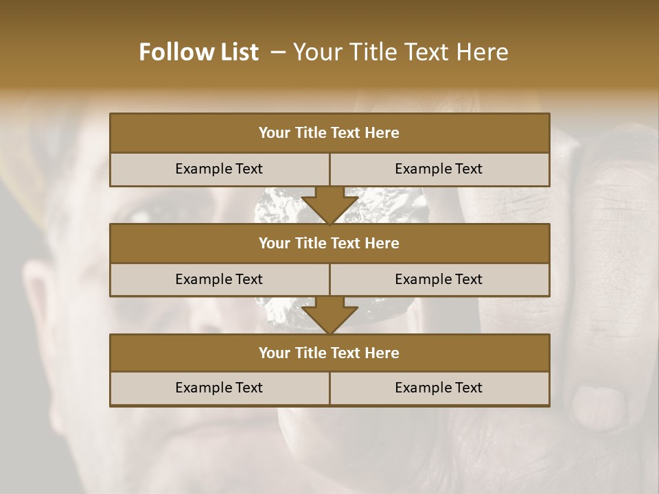 Extracted Dirt Protection PowerPoint Template