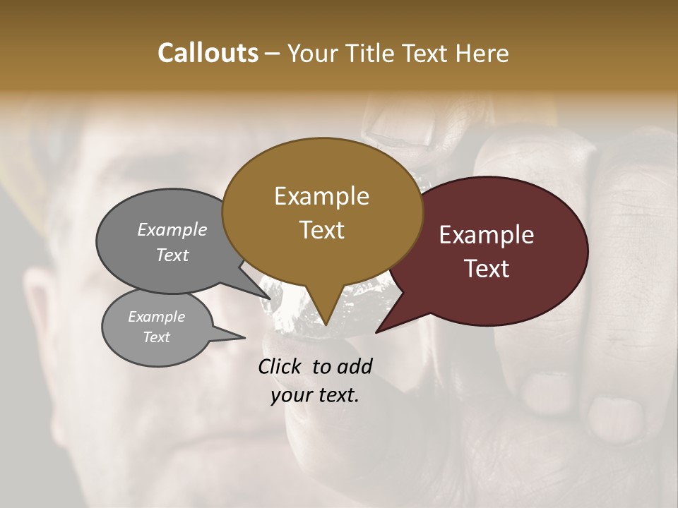 Extracted Dirt Protection PowerPoint Template