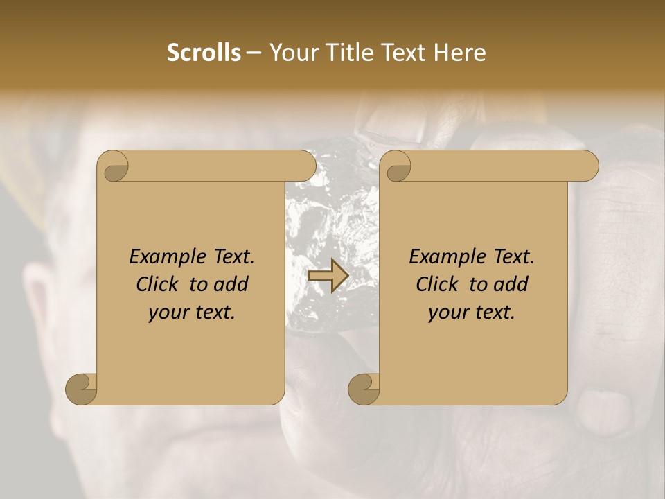 Extracted Dirt Protection PowerPoint Template