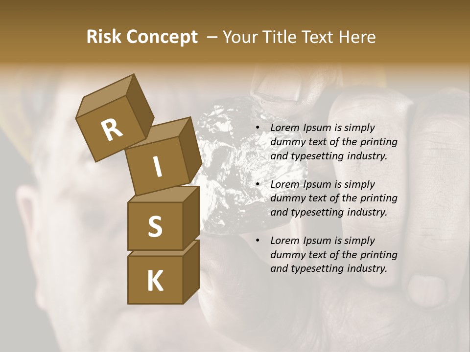 Extracted Dirt Protection PowerPoint Template