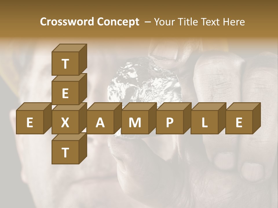 Extracted Dirt Protection PowerPoint Template