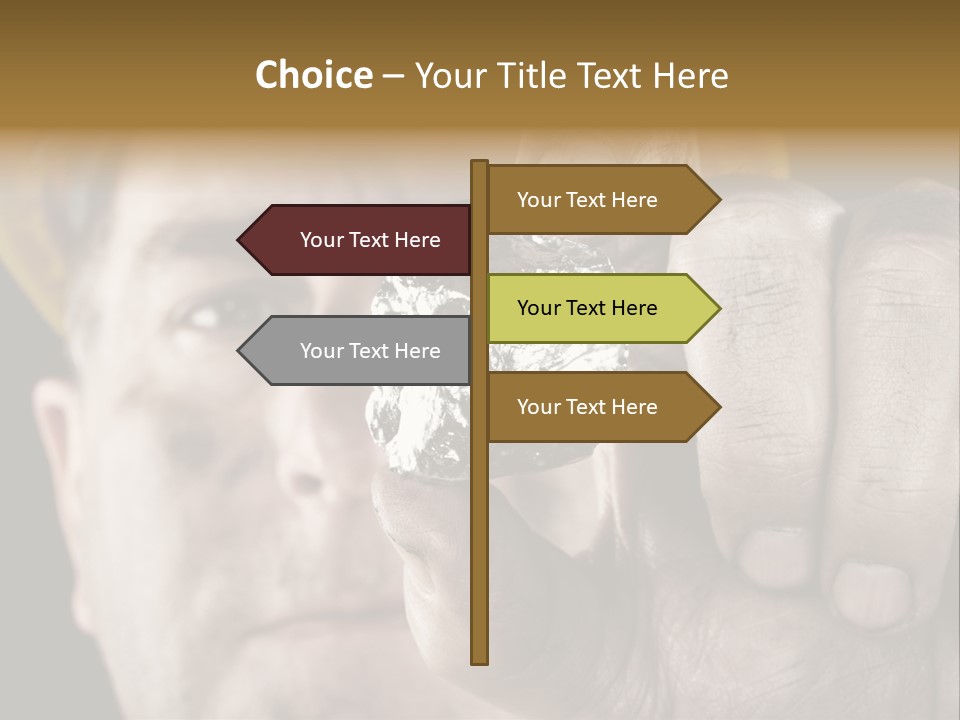 Extracted Dirt Protection PowerPoint Template