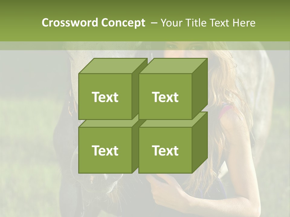 To Go Stud Girl PowerPoint Template