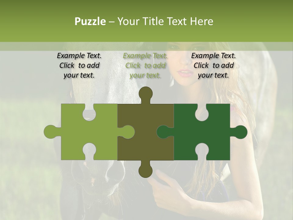 To Go Stud Girl PowerPoint Template