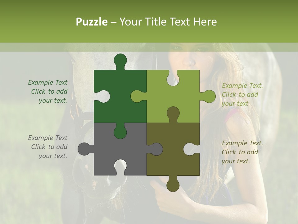 To Go Stud Girl PowerPoint Template