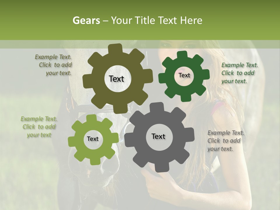 To Go Stud Girl PowerPoint Template