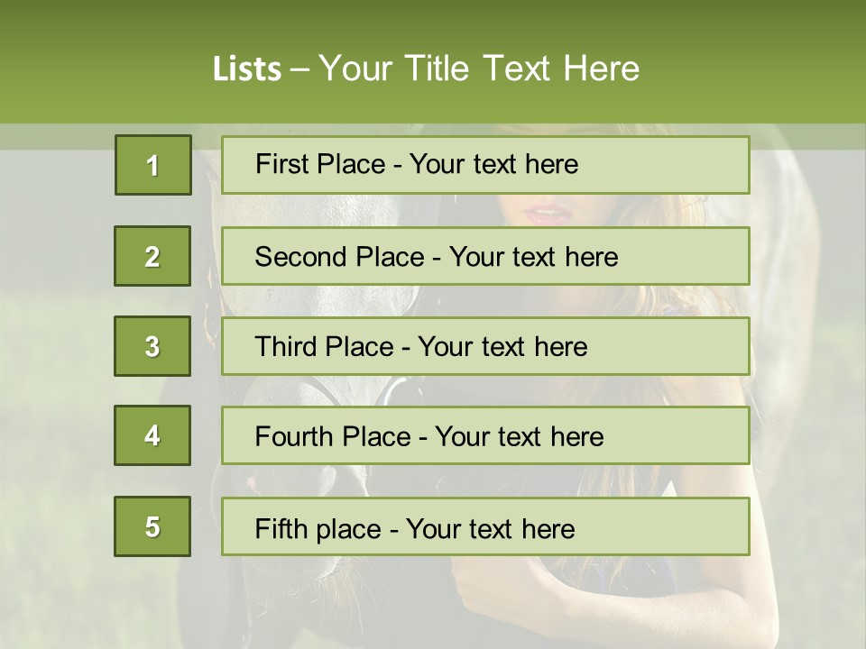 To Go Stud Girl PowerPoint Template