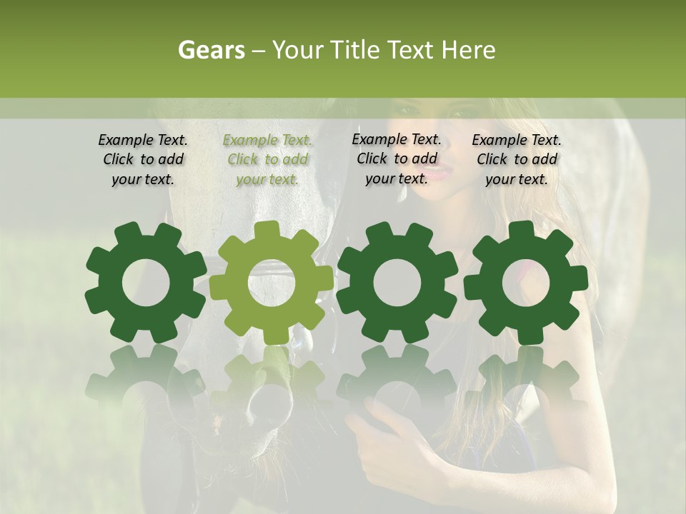 To Go Stud Girl PowerPoint Template