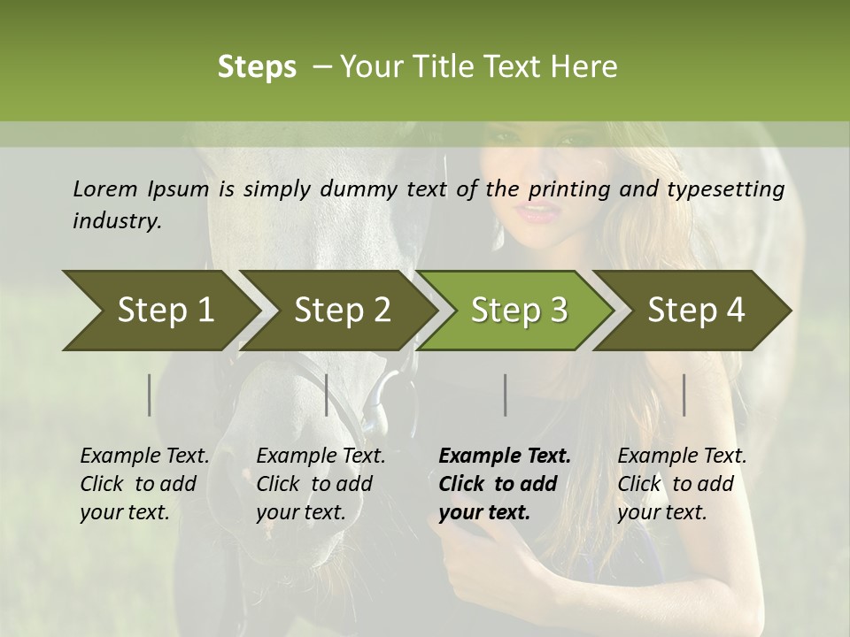 To Go Stud Girl PowerPoint Template