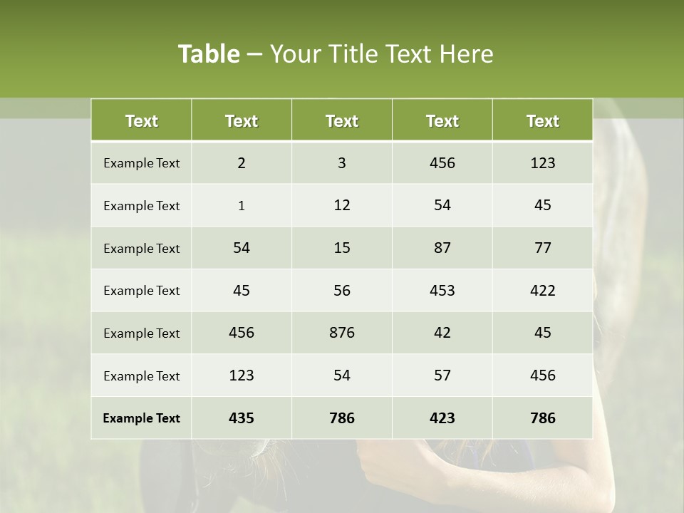 To Go Stud Girl PowerPoint Template