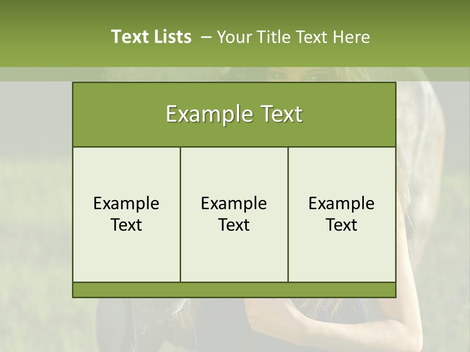 To Go Stud Girl PowerPoint Template