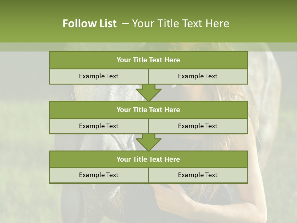 To Go Stud Girl PowerPoint Template