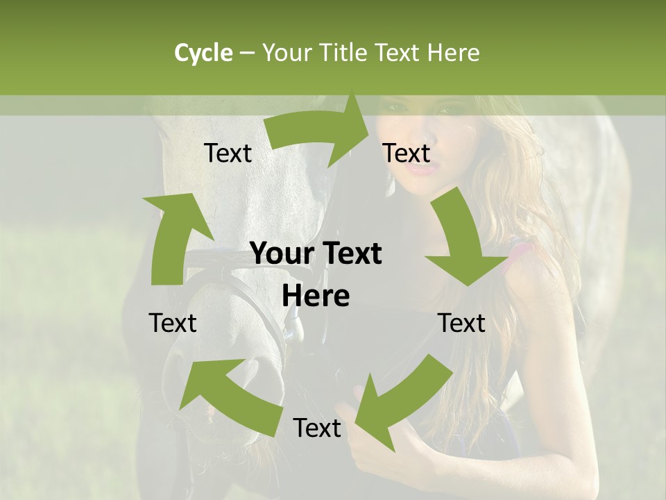 To Go Stud Girl PowerPoint Template