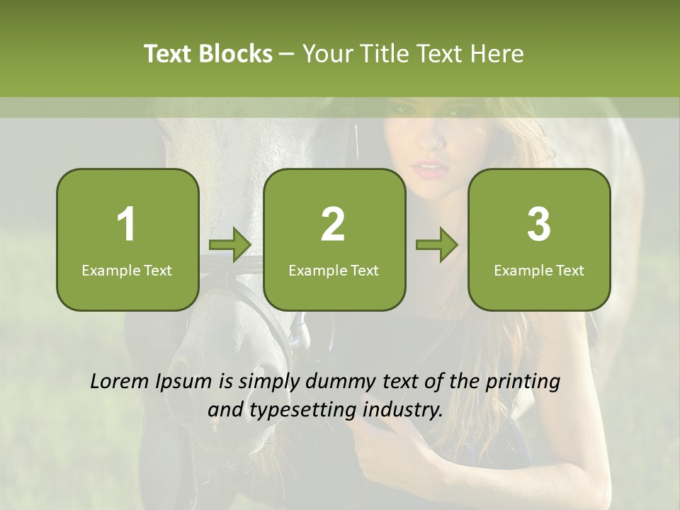 To Go Stud Girl PowerPoint Template