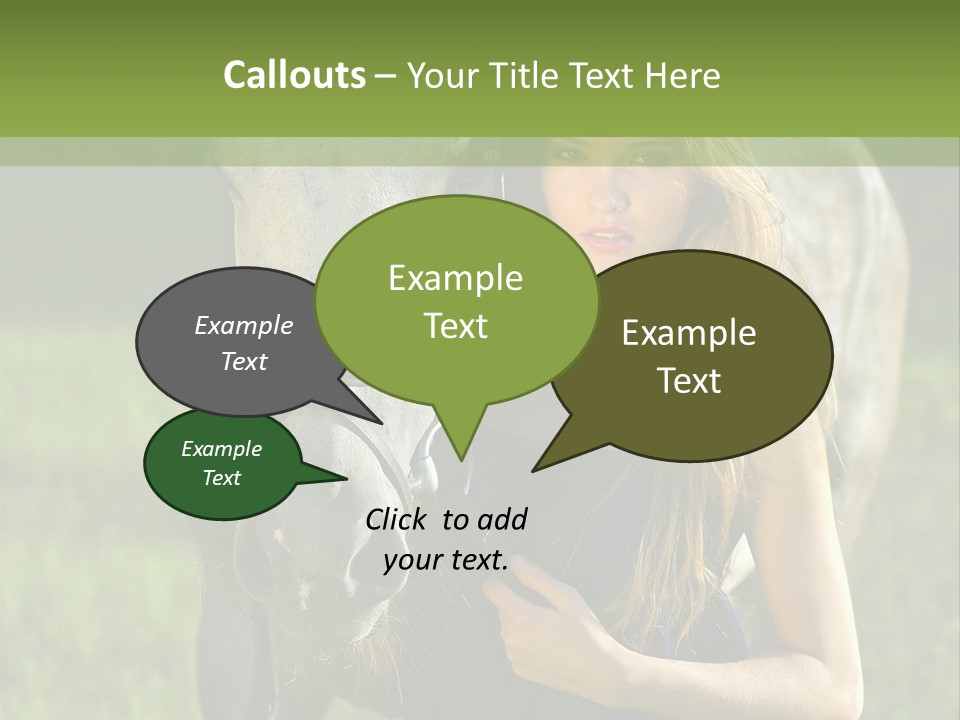 To Go Stud Girl PowerPoint Template