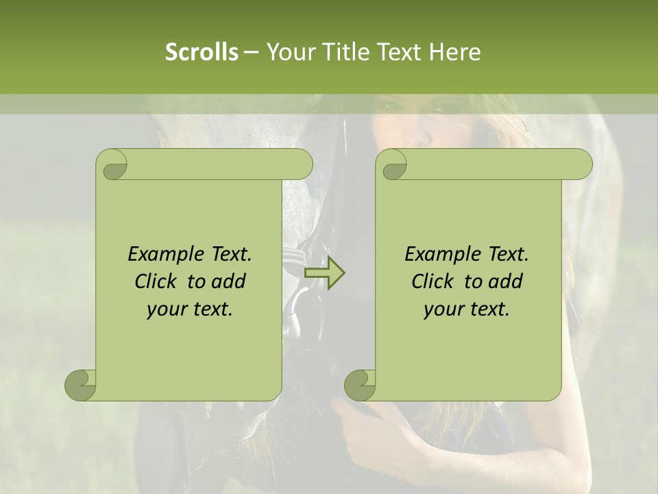 To Go Stud Girl PowerPoint Template