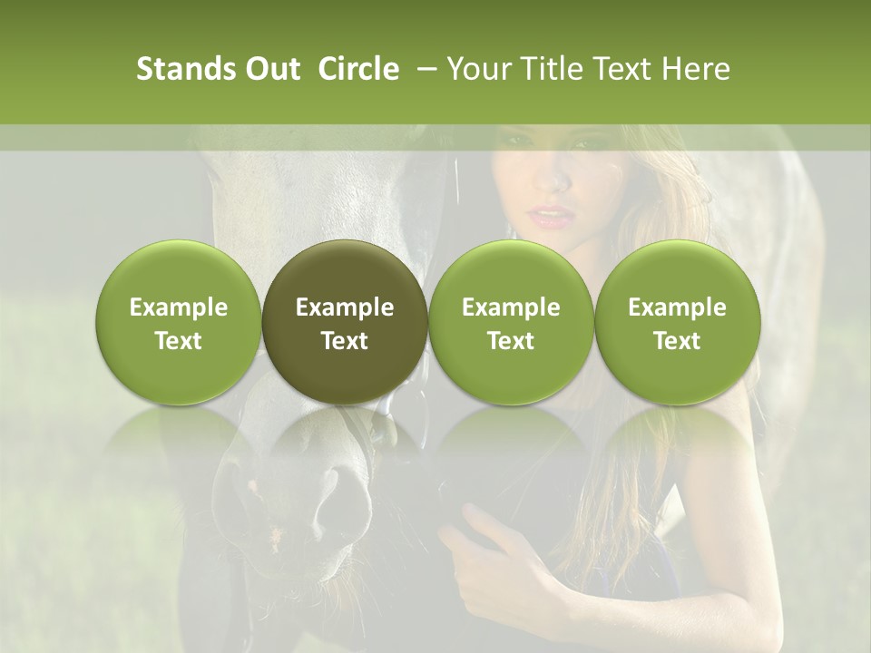 To Go Stud Girl PowerPoint Template