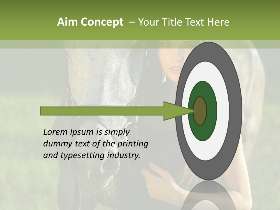 To Go Stud Girl PowerPoint Template