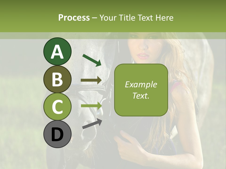 To Go Stud Girl PowerPoint Template