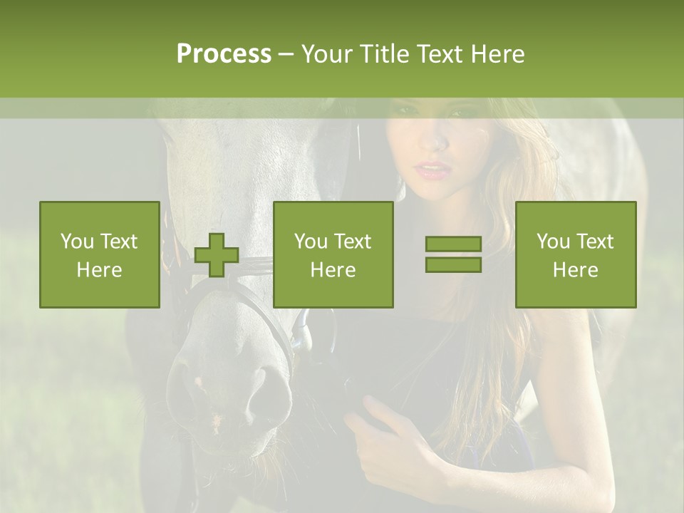 To Go Stud Girl PowerPoint Template