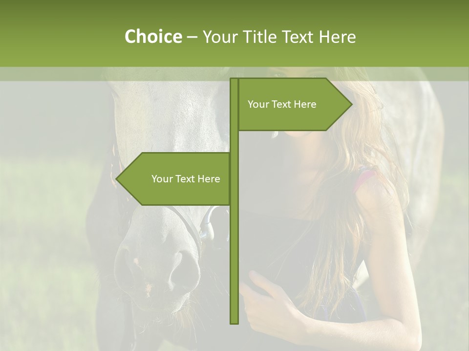 To Go Stud Girl PowerPoint Template