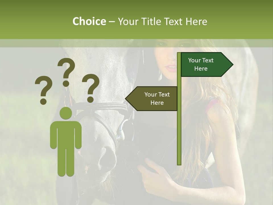 To Go Stud Girl PowerPoint Template