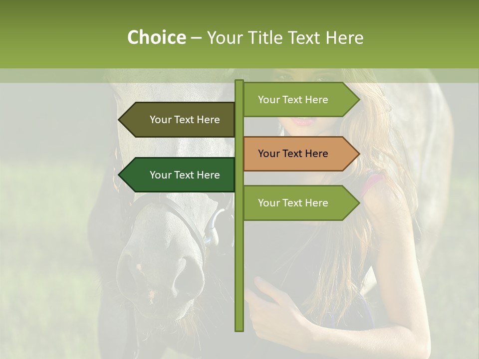 To Go Stud Girl PowerPoint Template