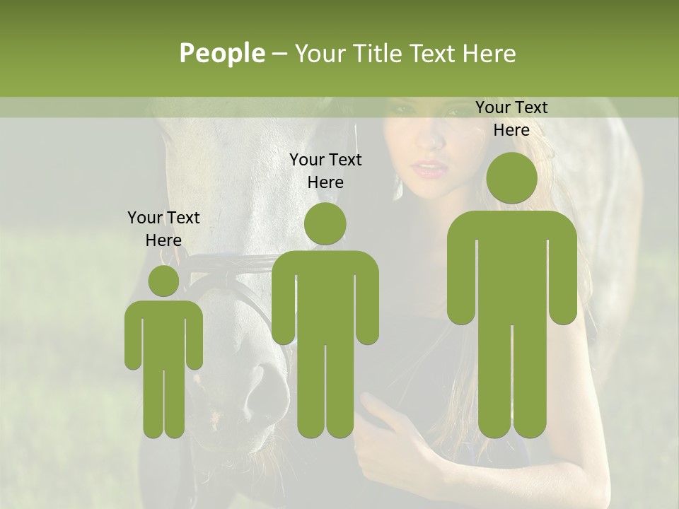 To Go Stud Girl PowerPoint Template