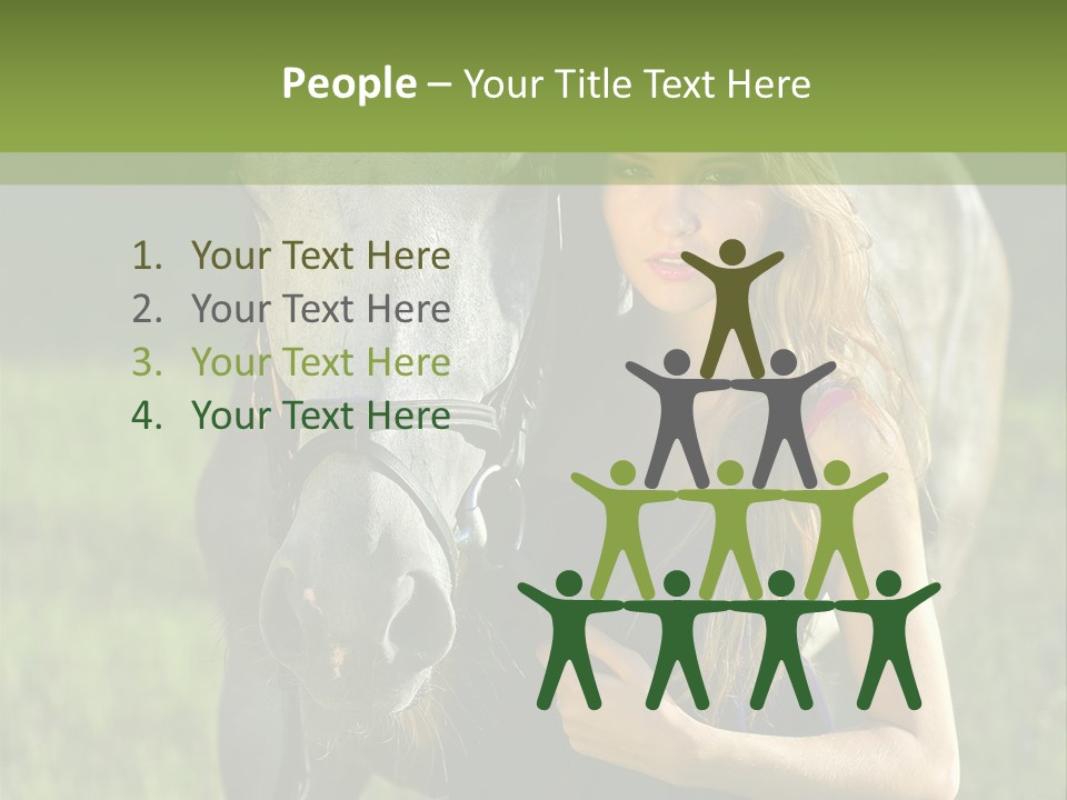 To Go Stud Girl PowerPoint Template