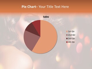 Perfect Makeup Brunette PowerPoint Template