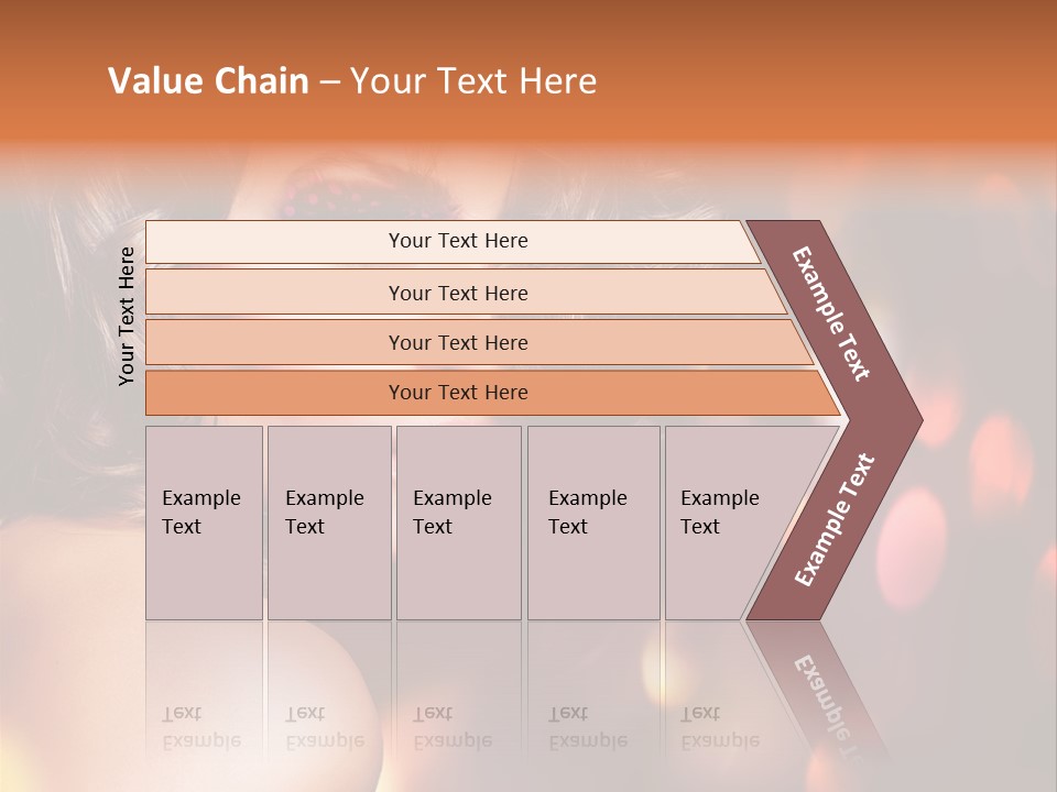 Perfect Makeup Brunette PowerPoint Template