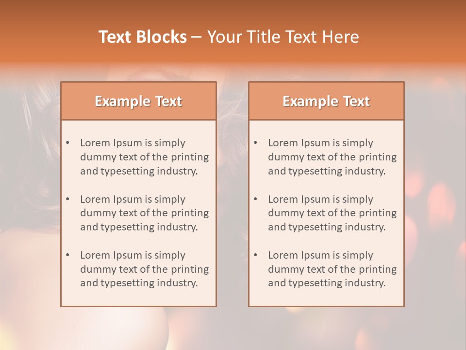 Perfect Makeup Brunette PowerPoint Template