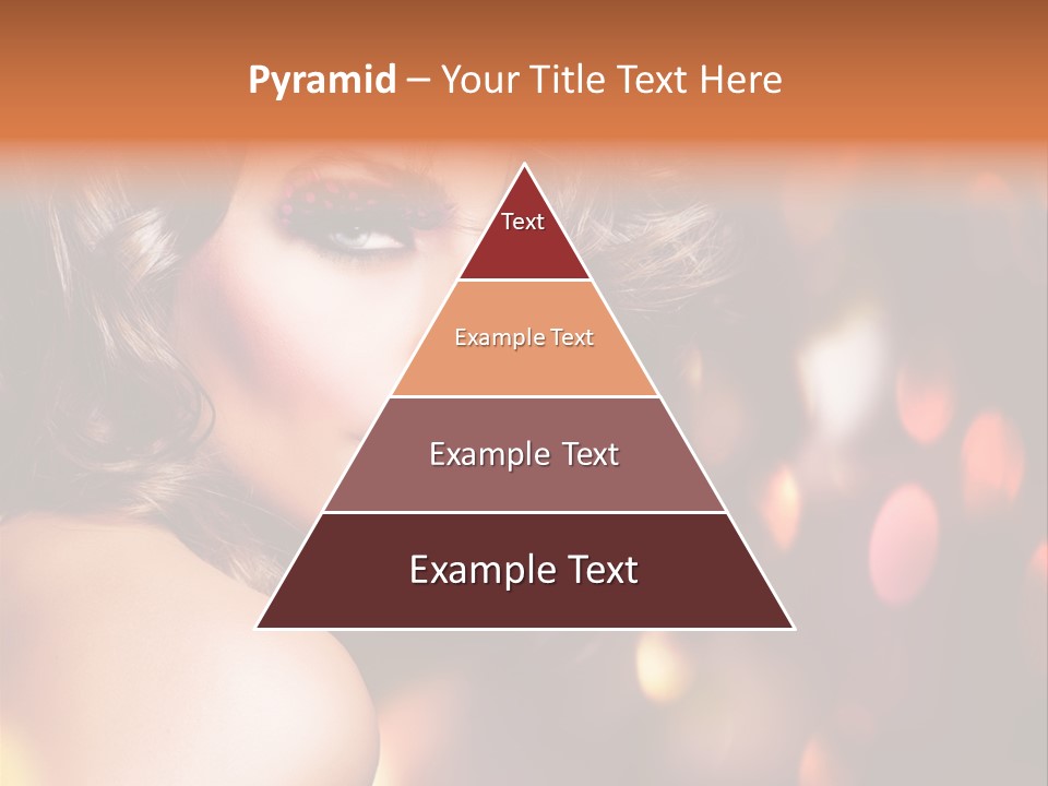 Perfect Makeup Brunette PowerPoint Template