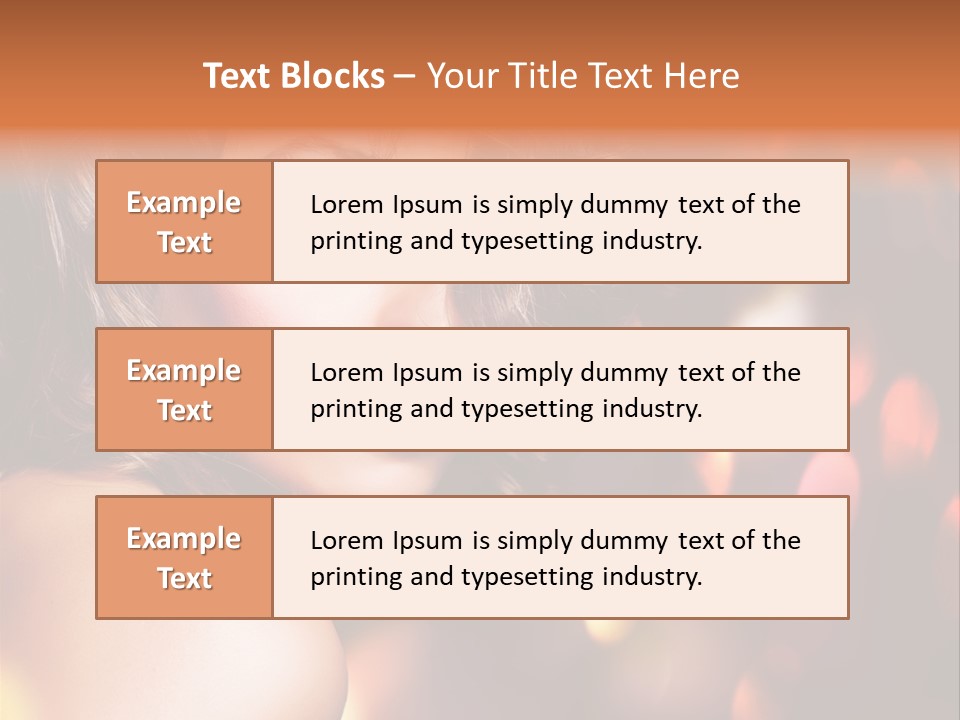 Perfect Makeup Brunette PowerPoint Template